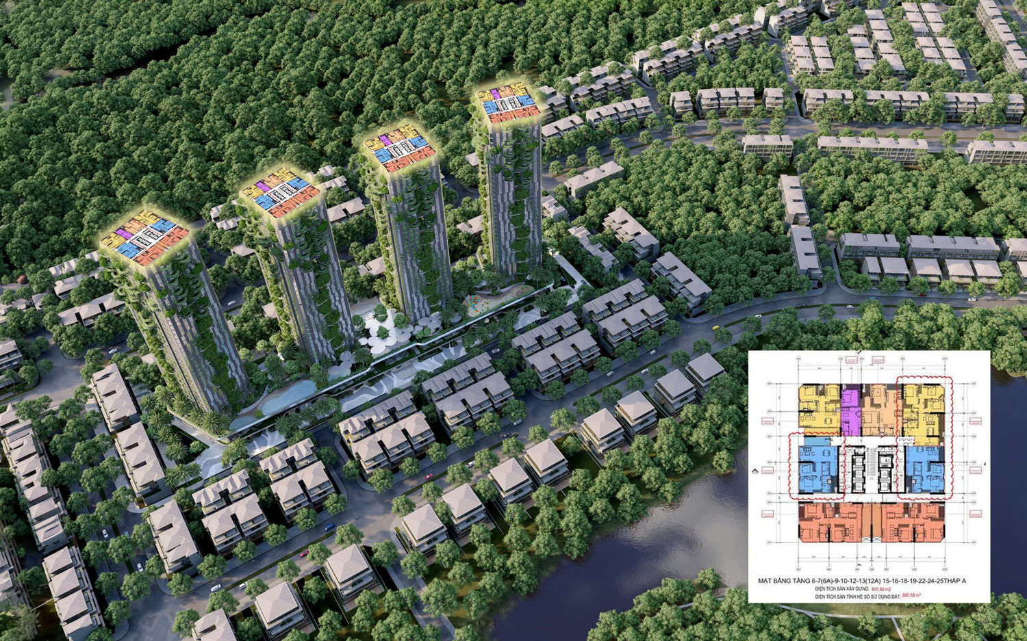 mặt bằng Forest Onsen